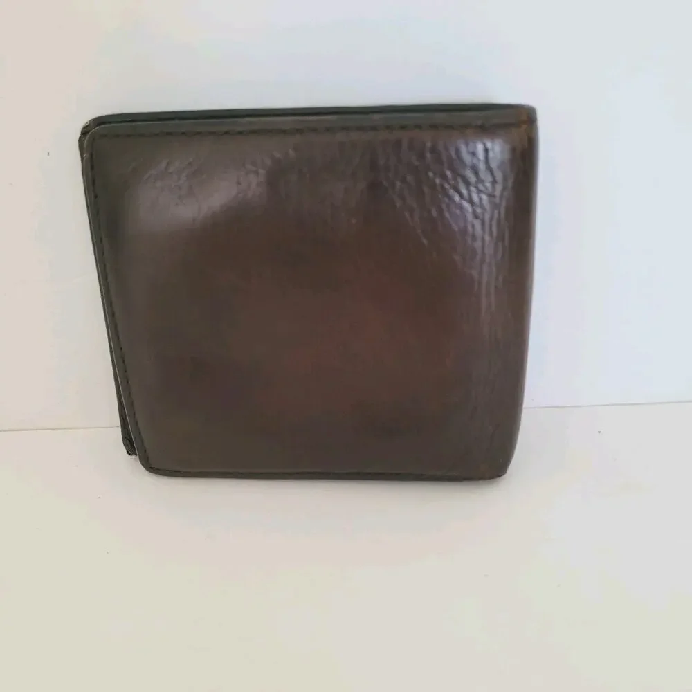 Coach Designer Mens Wallet Brown Bifold Leather Folding Medium Logo Classic